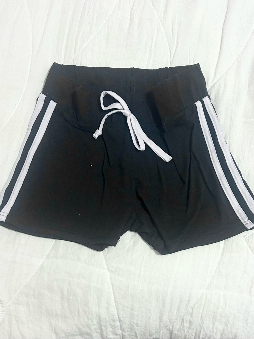 Track style biker shorts Y2K workout gym